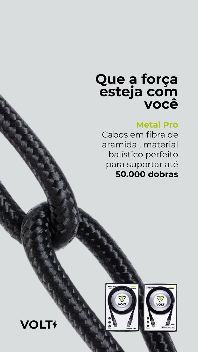 CABO METAL PRO 1,5 METROS