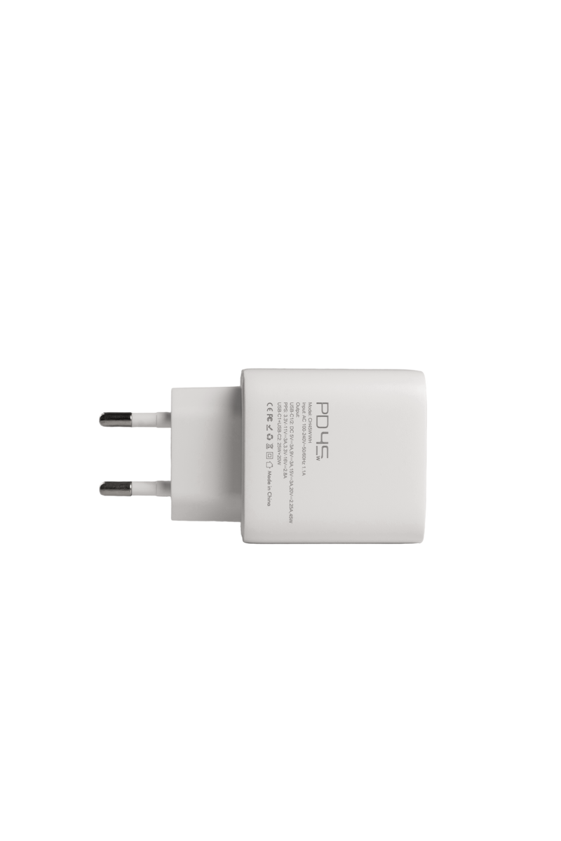 CARREGADOR DE PAREDE VOLT 45W COM DUAS PORTAS USB-C